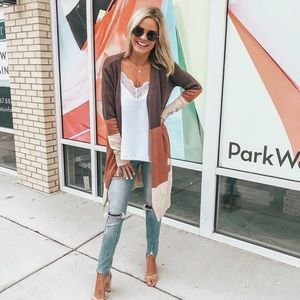 Colorblock Cardigan